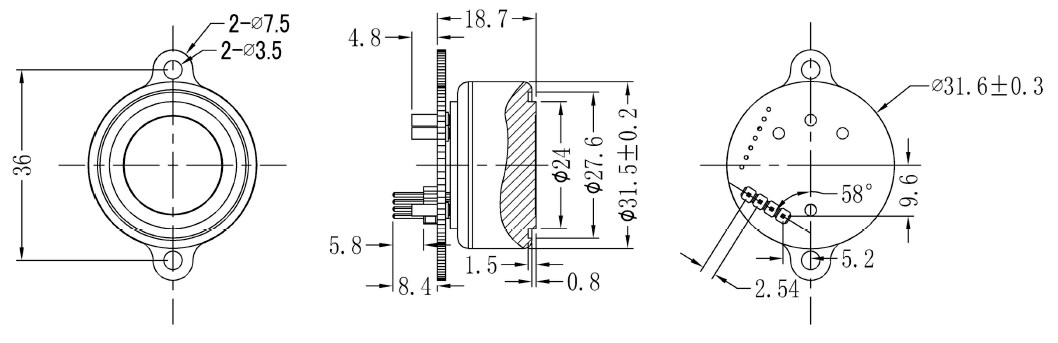 Электрохимический сенсор Аммиака (NH3) PS-NH3-10 от Pro Sense