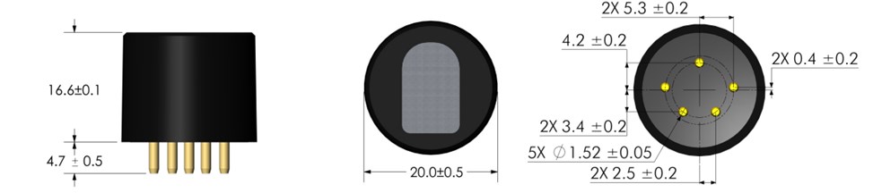 Долговечный MEMS датчик горючих газов MPS 5.0 от NevadaNano c низким энергопотреблением.: Газсенсор в Москве